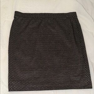 Ann Taylor Black and Gold Women's Skirt